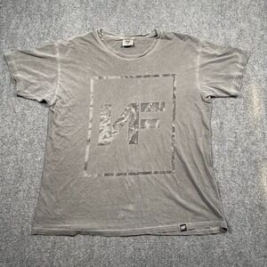 NF Shirt Mens Large Gray Comfort Colors Short‎ Sleeve Real Music